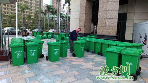 欣方圳塑料環(huán)保垃圾桶，天津市場銷量倍增