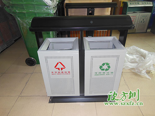 貴陽物業(yè)戶外鋼板沖孔垃圾桶，客戶的二次選擇。