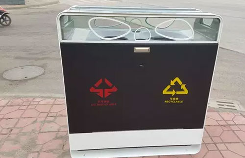 成都高大上果皮箱：有WiFi，靠太陽能工作
