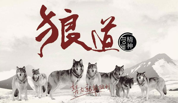 學(xué)習(xí)狼道精神，做好垃圾桶銷售工作